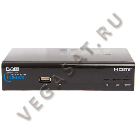 Цифровая ТВ приставка  Lumax DVT2-4110HD ресивер с тюнером DVB-T2