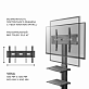 Напольная ТВ стойка  Onkron TS2551 для LED/LCD телевизоров