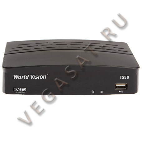 Цифровая ТВ приставка  World Vision T55D ресивер с тюнером DVB-T2