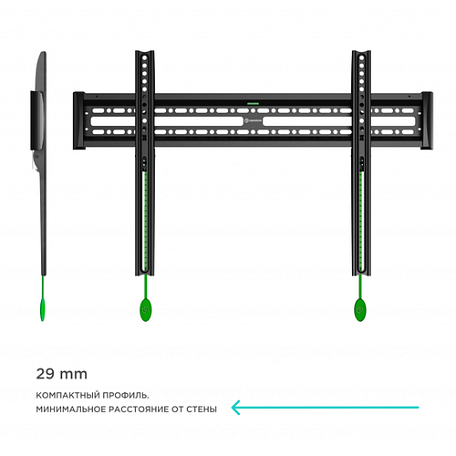 Фиксированный ТВ кронштейн  Onkron NN16 для LED/LCD телевизоров