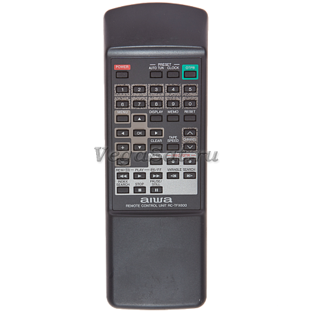 Пульт управления   RC-TFX600 original для видеомагнитофона Aiwa