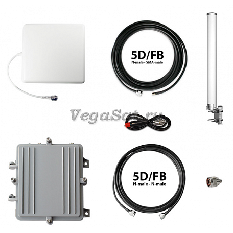 Комплект GSM 3G усиления  Vegatel AV2-900E/3G-kit для водного транспорта