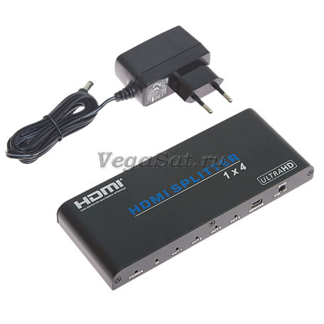HDMI Splitter разветвитель  Dr.HD SP 145 SL сплиттер 1 вход 4 выхода
