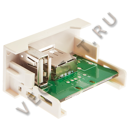 USB розетка  Dr.HD SOC USB 2.0 type A розеточный модуль