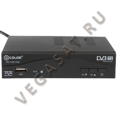Цифровая ТВ приставка  D-color DC1301HD ресивер с тюнером DVB-T2