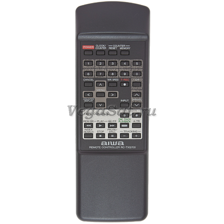 Пульт управления   RC-TXG700 original для видеомагнитофона Aiwa