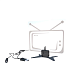 Комнатная ТВ антенна DVB-T2  Рэмо «BAS-5116-USB РЕКОРД» активная ДМВ с усилителем