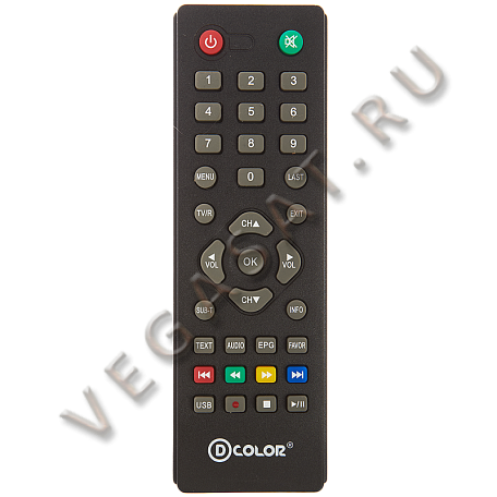 Цифровая ТВ приставка  D-color DC921HD ресивер с тюнером DVB-T2