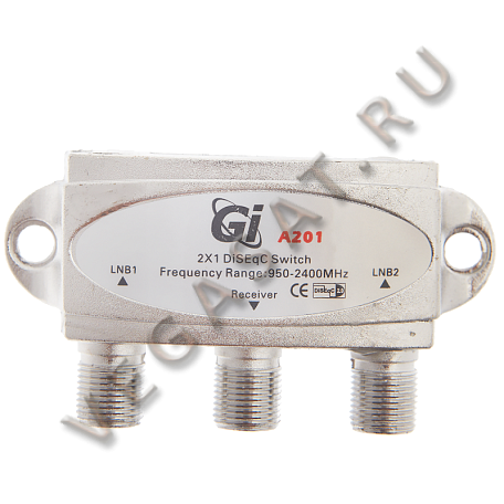 Спутниковый дисек   DiSEqC 2x1 протокол 2.0 на 2 порта