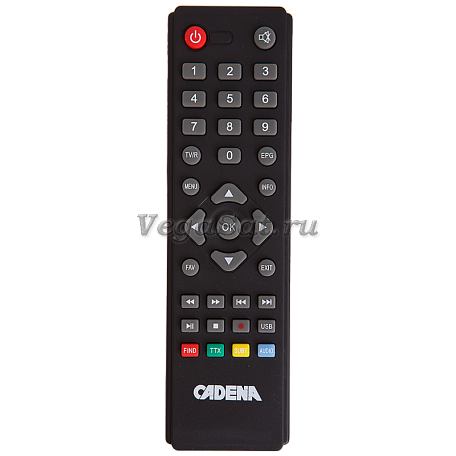 Цифровая ТВ приставка  Cadena ST-203AF ресивер с тюнером DVB-T2