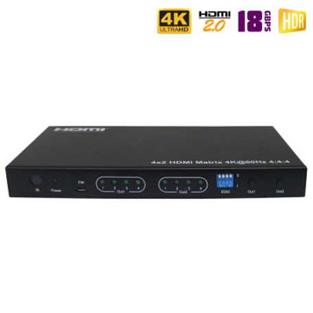 HDMI матрица (4x2 matrix)  Dr.HD MX 426 FX коммутатор 4 входа 2 выхода