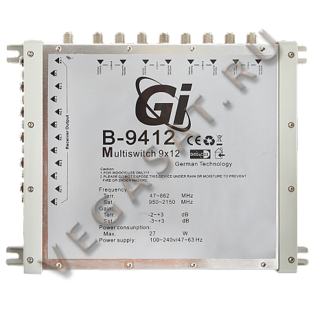 Мультисвитч  Galaxy Innovations Gi B-9412 активный оконечный 9x12