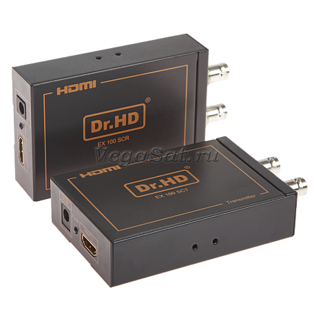 HDMI удлинитель extender  Dr.HD EX 100 SC по антенному кабелю, до 100 м