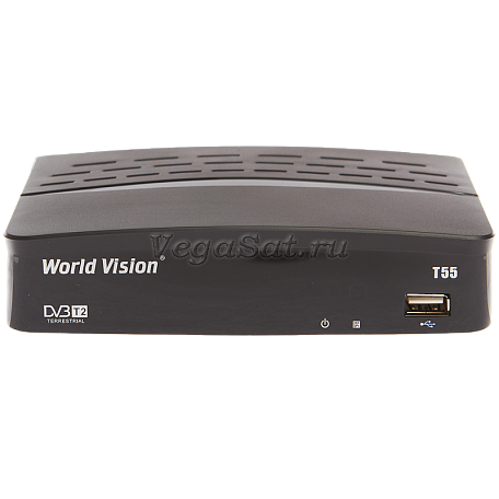 Цифровая ТВ приставка  World Vision T55 ресивер с тюнером DVB-T2