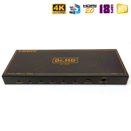 HDMI Splitter разветвитель  Dr.HD SP 146 SL сплиттер 1 вход 4 выхода