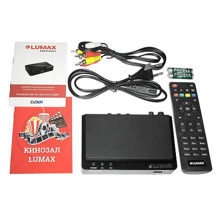 Цифровая ТВ приставка  Lumax DV2105HD ресивер с тюнером DVB-T2/C