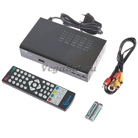 Цифровая ТВ приставка  Lumax DVT2-41102HD ресивер с тюнером DVB-T2