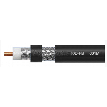 Радиочастотный кабель   10D-FB (за 1 метр) коаксиальный 50 Ом