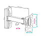 Наклонно-поворотный ТВ кронштейн  VLK TRENTO-2 для LED/LCD телевизоров
