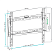 Наклонный ТВ кронштейн  VLK TRENTO-32 для LED/LCD телевизоров