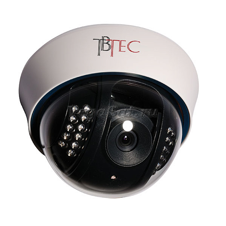 Купольная видеокамера  TBTec TBC-A2485IR цветная с ИК подсветкой