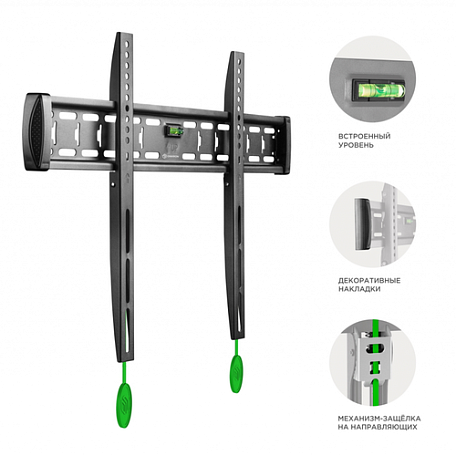 Фиксированный ТВ кронштейн  Onkron FM6 для LED/LCD телевизоров