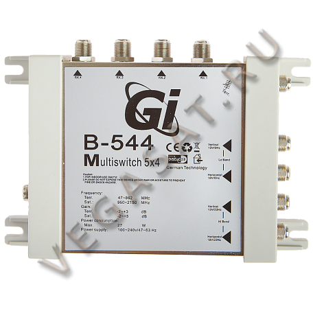 Мультисвитч  Galaxy Innovations Gi B-544 активный оконечный 5x4