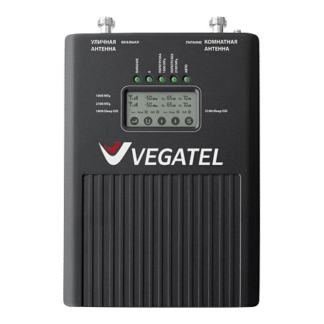 Репитер VT2-1800/3G (LED) для усиления сотовой связи и мобильного 3G интернета  Vegatel R06383 VT
