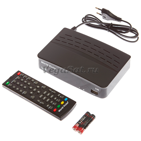 Цифровая ТВ приставка  World Vision T55 ресивер с тюнером DVB-T2