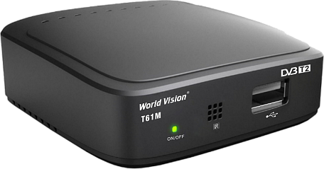 Цифровая ТВ приставка  World Vision T61M ресивер с тюнером DVB-T2