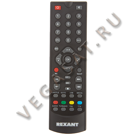 Цифровая ТВ приставка  Rexant RX-521 ресивер с тюнером DVB-T2