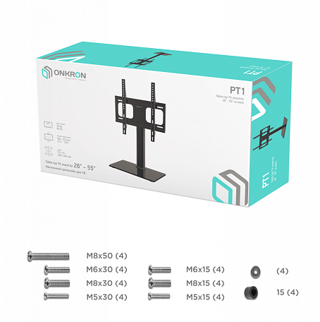 Настольная подставка  Onkron PT1 для телевизора / монитора
