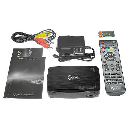 Цифровая ТВ приставка  Lumax DVT2-555HD ресивер с тюнером DVB-T2