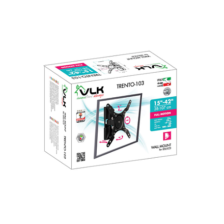 Наклонно-поворотный ТВ кронштейн  VLK TRENTO-103 для LED/LCD телевизоров