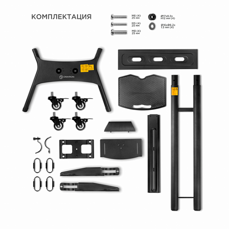 Напольная ТВ стойка  Onkron TS1551 black для LED/LCD телевизоров