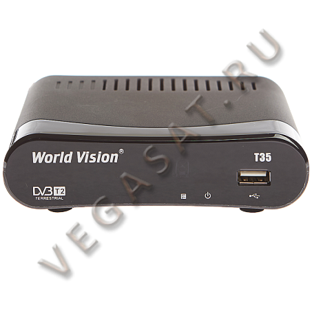 Цифровая ТВ приставка  World Vision T35 ресивер с тюнером DVB-T2