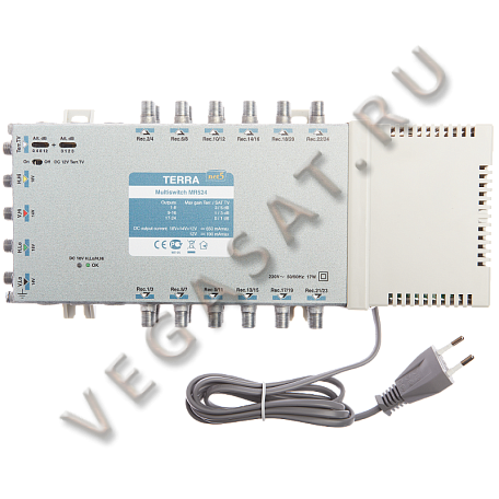 Мультисвитч  Terra MR-524 активный оконечный 5x24