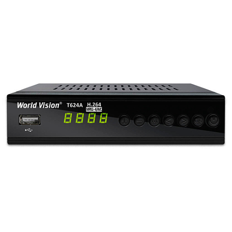 Цифровая ТВ приставка  World Vision T624A ресивер с тюнером DVB-T2/C