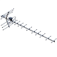 Уличная ТВ антенна  Рэмо «BAS-1134-DX ДИАПАЗОН UHF МАКСИ» активная ДМВ с усилителем