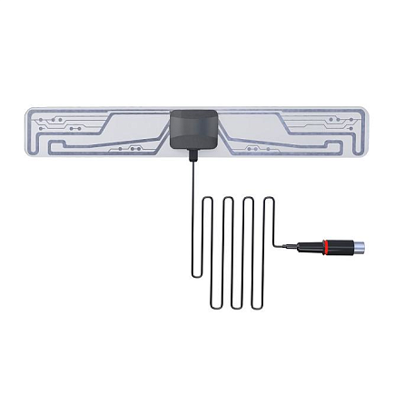 Комнатная ТВ антенна DVB-T2  Рэмо «BAS-5322-USB СТРЕКОЗА» активная МВ / ДМВ с усилителем