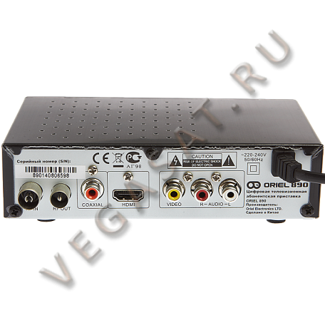 Цифровая ТВ приставка  Oriel 890 ресивер с тюнером DVB-T2
