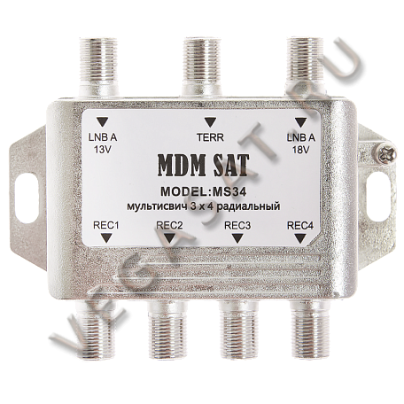 Мультисвитч   MS-34 пассивный оконечный 3x4