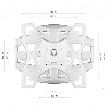 Наклонно-поворотный ТВ кронштейн  Onkron M15 white для LED/LCD телевизоров