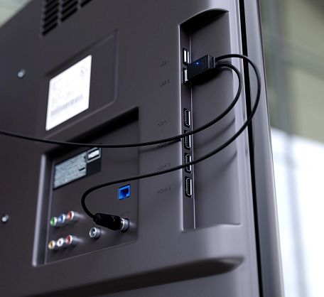 Комнатная ТВ антенна DVB-T2  Рэмо «BAS-5130-USB СТРИЖ DIGITAL» активная ДМВ с усилителем