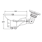 Аналоговая уличная камера  TBTec TBC-A1472IR цветная с ИК подсветкой