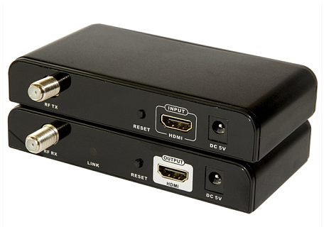 HDMI удлинитель extender  Dr.HD EX 100 RF по антенному кабелю, до 100 м