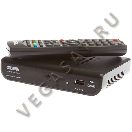 Цифровая ТВ приставка  Cadena SHTA-1511S2 ресивер с тюнером DVB-T2