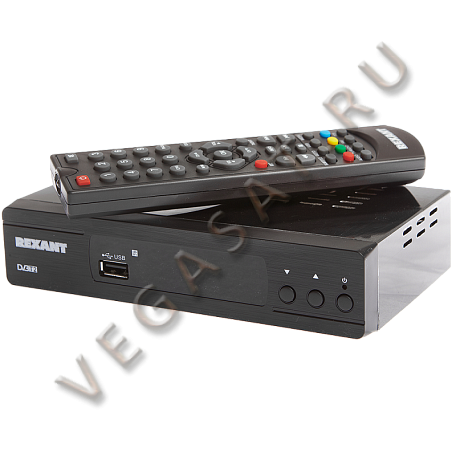 Цифровая ТВ приставка  Rexant RX-521 ресивер с тюнером DVB-T2